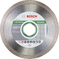 Bosch Professional Zubehör Diamanttrennscheibe Standard for Ceramic, 115 x 22,23 x 1,6 x 7 mm, 1er-Pack