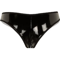 Christine Le Duc Open Crotch Thong Dark Desire - black (XL)