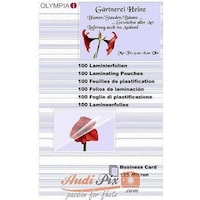Olympia Business cards laminating foils (Special, 100 Piece, 125 µm)
