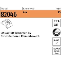 Lindapter Klemme R 82046 LS 12/3 - 20 A 4
