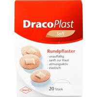 Dracco DracoPlast Soft Rundpflaster hautfarben 22 mm, 20 St. Pflaster (20 x)