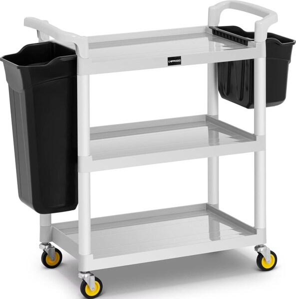 Uniprodo Servicewagen Hotel Servierwagen Kunststoff Hotelwagen 2