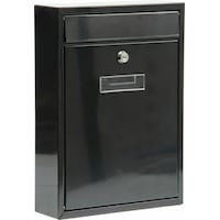 Toya VOREL Mailbox 360 x 260 x 80mm Black 78555