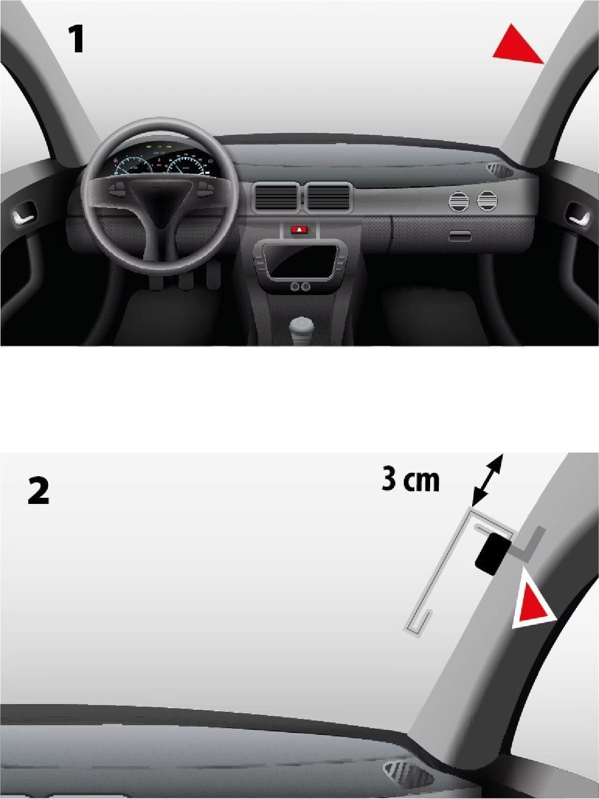 Blaupunkt Funline AM/FM/DAB/DAB DAB-Scheibenantenna