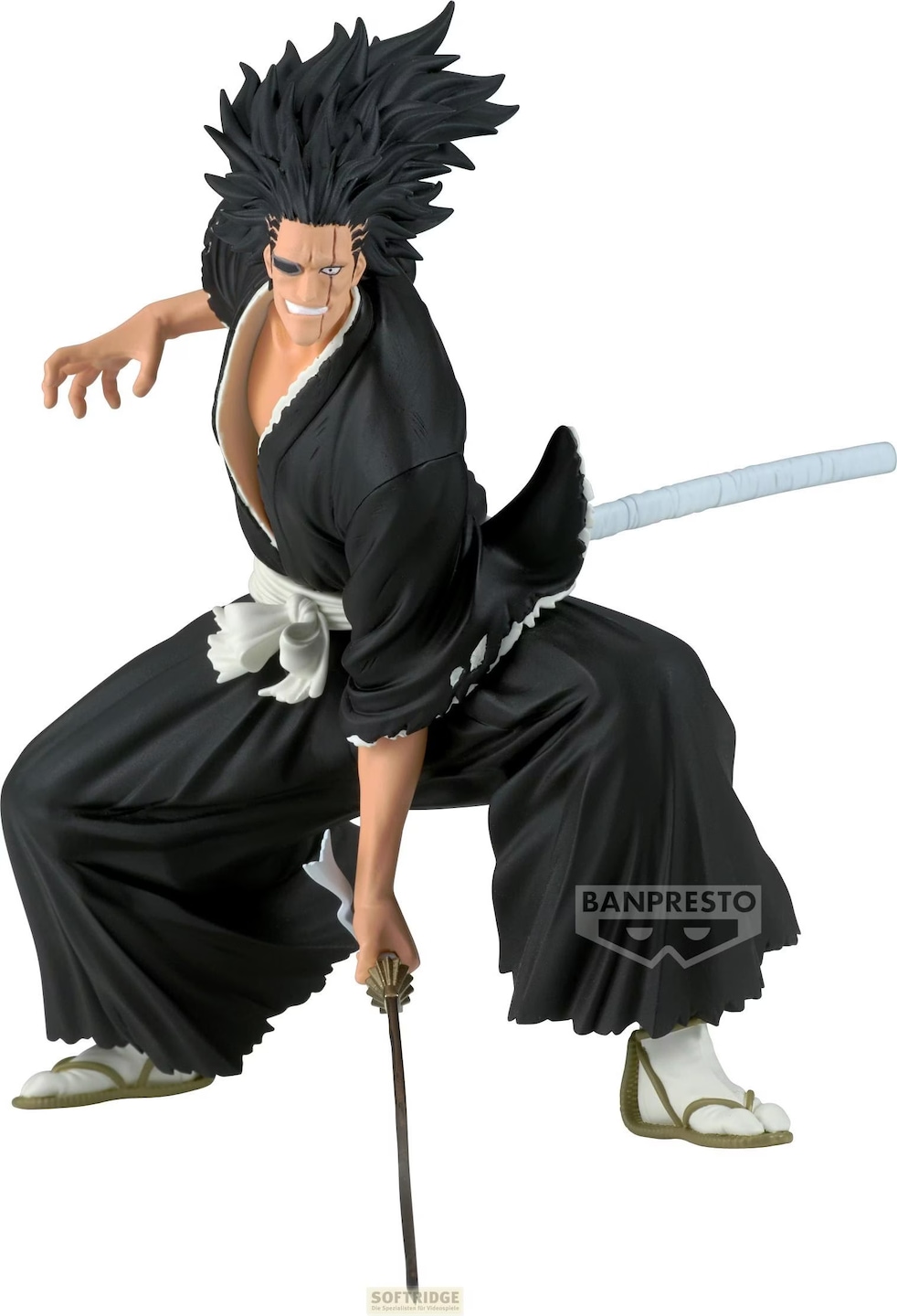 Banpresto Figura Kenpachi Zaraki Bleach - Vibration Stars, 13 Cm, Multicolore, Collezionabile Ufficiale