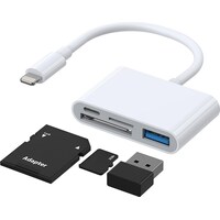 Joyroom Lightning to USB OTG Card Reader (Lightning, USB Type C, USB Type A, SD card)