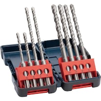 Bosch Professional Zubehör 8-piece hammer drill bit set SDS plus-3, Tough Box, 5-10 mm (5 mm, 6 mm, 8 mm, 10 mm)