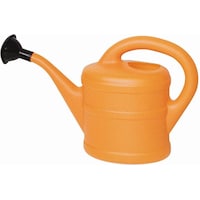 Geli Gießkanne , 1 Liter, aus Kunststoff in orange, 25x85x17 cm, mit extralanger und präziser Gießtülle (27 l)