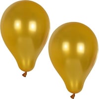Papstar Luftballons "Metallic", Umfang: 800 mm, gold