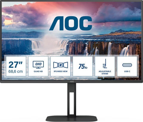 AOC Q27V5C/BK (2560 x 1440 Pixel, 27") - kaufen bei Galaxus