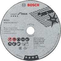 Bosch Professional Zubehör Trennscheibe Expert for Inox A 60 R INOX BF, 76 mm, 10 mm, 1 mm