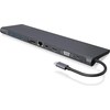 Icy Box IB-DK2102-C - 11-Fach USB-C Dual Dock 60W PD (USB C)