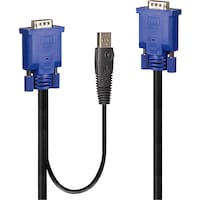 Lindy Combined KVM and USB Cable 1m VGA KVM Combo Cable with USB