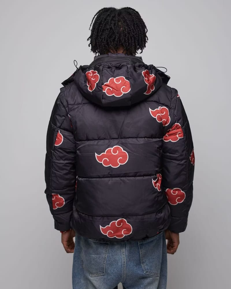 Akatsuki Coat Naruto Puffer Coat Neptun Naruto Puffer Jacket