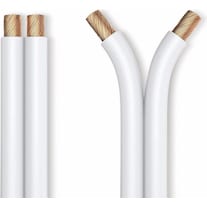 Purelink Speaker cable, 2x2.5 mm², 20 m, white, OFC (20 m, 2.50 mm²)