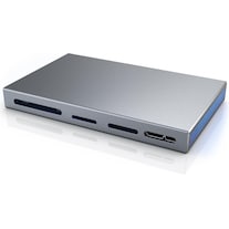 CSL Kartenlesegerät USB 3.0, Kartenleser, externer Cardreader, für CF SD SDXC SDHC Micro SD Micro MS M2 (USB 3.0)