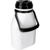 Metrox 2-litre plastic milk jug with tight screw cap - Leak-proof and high-quality (2 l)