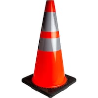 Rs Pro Rubber Base Traffic Cone, 70cm