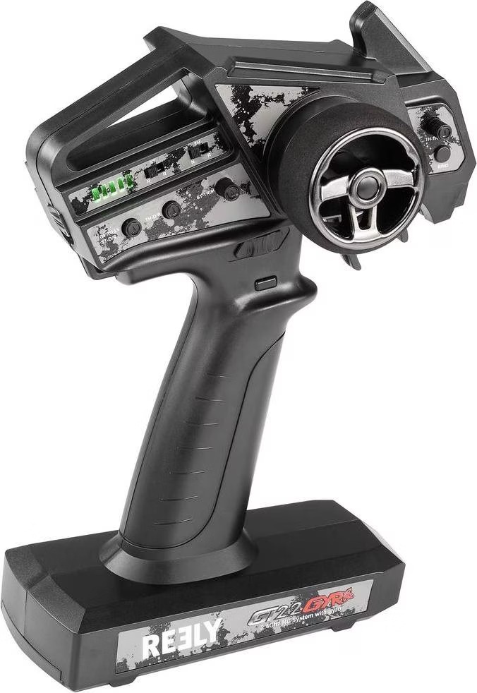 Reely Fernsteuerung Gt2 Evo 2 4 Ghz Reely GT2+2 GYRO Pistolengriff-Fernsteuerung 2,4 GHz Anzahl Kanäle: 4