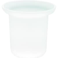 tesa Ersatzglas Toilettenbürstenhalter inkl. Klebelösung ohne Bohren