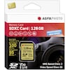 AGFAPHOTO SDXC UHS I 128GB Professional High Speed U3 V30 (SDXC, 128 GB, U3, UHS-I)