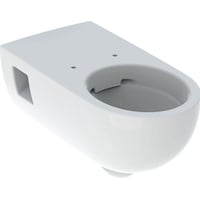 Geberit Renova Nr. 1 Comfort Tiefspül-WC, spülrandlos, 6/5 l, teilgeschlossene Form, wandhängend