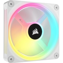 Corsair iCUE LINK QX120 RGB 120 mm PWM fan (white, starter kit) (120 mm, 3 x)