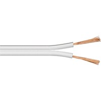 MicroConnect Loudspeaker cable, 100m, white (100 m, 2.50 mm²)