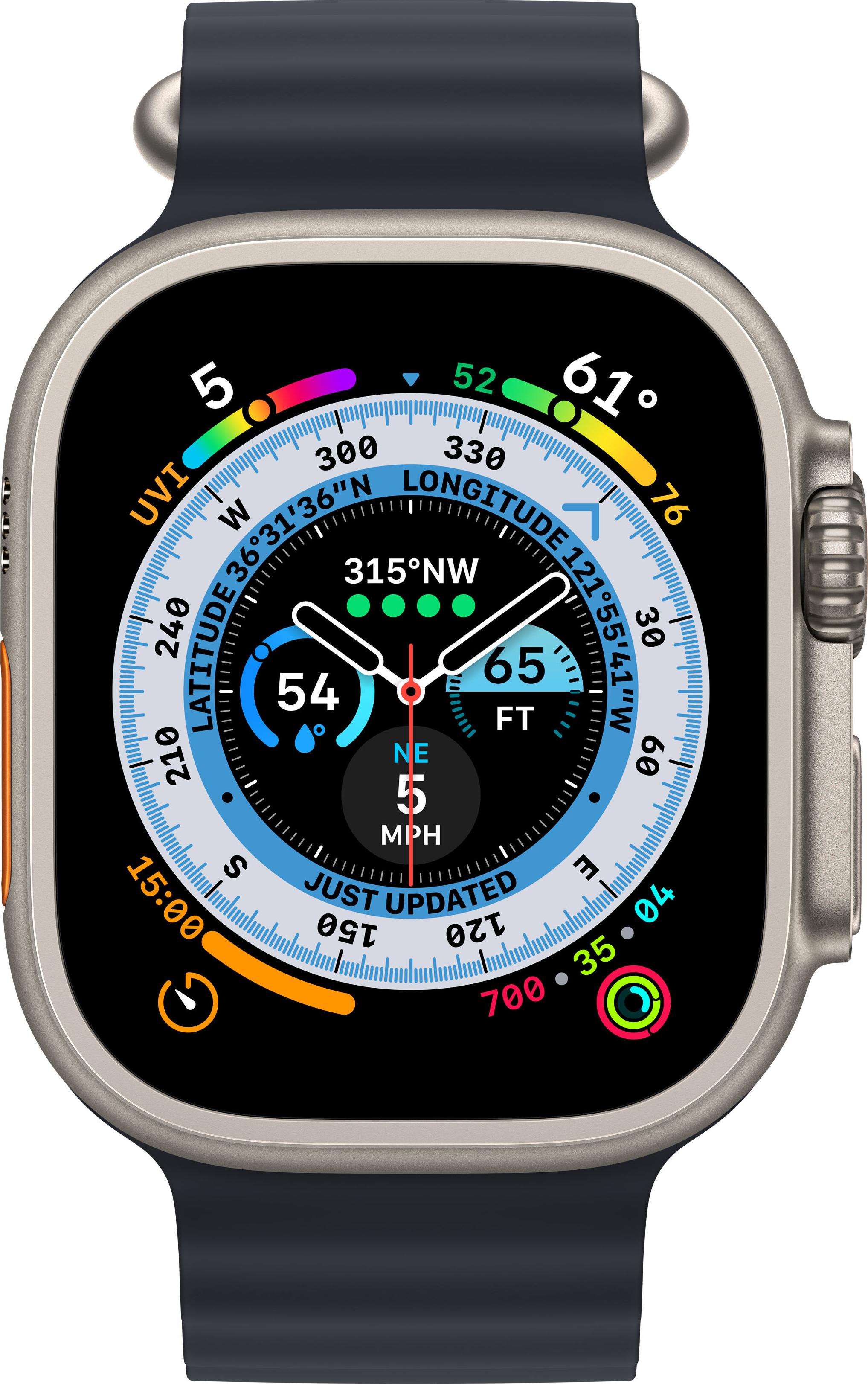 Apple Watch Ultra Ocean 49 mm Titan 4G One Size Galaxus