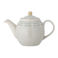 Bloomingville Maple Teapot, Blue, Stoneware (0.90 l)