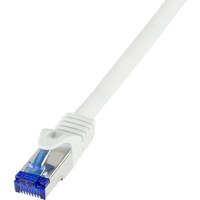 LogiLink Patchkabel Ultraflex, Kat.6A, S/FTP, 2,0 m, weiß mitCat.7 Rohkabel, extra flexibles & weiches Kabel (S/FTP, CAT6a, 2 m)