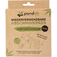 Pandoo Makeup remover pad Bio-BW 10s schw.