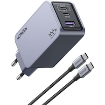 Ugreen Nexode Pro (100 W, Quick Charge 4.0, SuperCharge, GaN Technology, Adaptive Fast Charge, Power Delivery 3.0)
