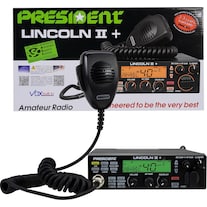 President Amateurfunk LINCOLN II + ASC 10/12M, Roger Beep, ANL, NB, Hi-Cut-Filter, AM-FM-USB-LSB-CW, programmi (9 km)