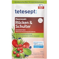 Tetesept Badesalz Rücken Schulter Sachet (80 ml, Badesalz)