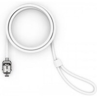 Maclocks Universal Keyed Cable Lock with 3M Plate - White