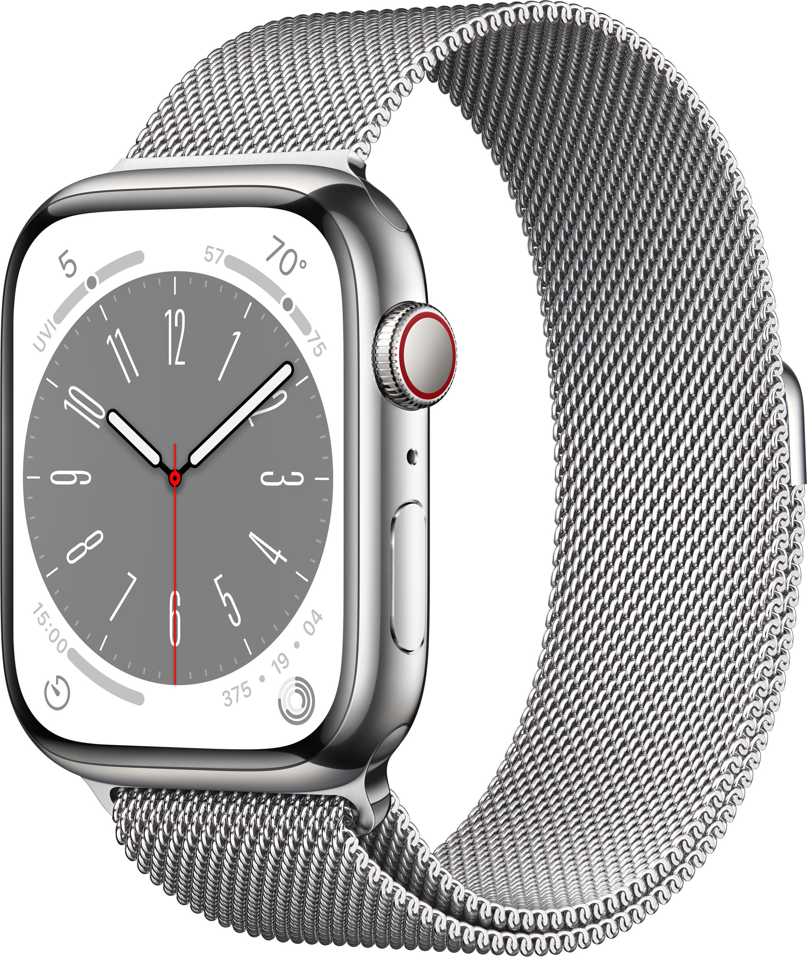 Apple Watch Series 8 45 mm Edelstahl 4G One Size Galaxus