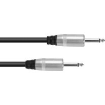 Psso RE-10 Loudspeaker cable jack 2x2.5 1m bw