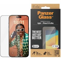 PanzerGlass Screen Protector (1 Stück, iPhone 15 Pro Max)