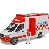 Bruder MB Sprinter Ambulanz mit Fahrer