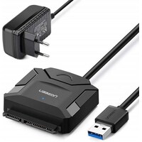Ugreen SATA to USB 3.0 adapter cable for SATA SSD HDD with power supply unit