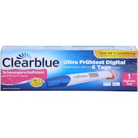 Clearblue Schwangerschaftstest Ultra Frühtest Dig, 1 St. Test (1 x)