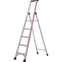 Hymer-Leitern Stufenstehleiter mit Plattform 4126 (Stehleiter, 164 cm)