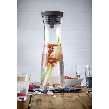 WMF Basic Wasserkaraffe 0,75l - Glas Karaffe Mit CloseUp-Verschluss