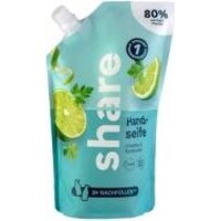 Share Flüssigseife Nachfüllbeutel Limette & Koriander 500 ml – Flüssigseife spendet ein Hygieneprodu (Handseife Nachfüllpackung, 500 ml)