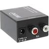 InLine Audio Konverter Digital zu Analog, Eingang Toslink oder Cinch, Ausgang 2x Cinch Stereo (Digital -> Analog)