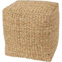 Boltze Home Stool Sophy cotton / coconut fiber / seaweed