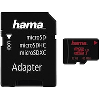Hama microSDHC 32GB Class 3 +Adapter/Foto (microSDHC, 32 GB, U3, UHS-I)