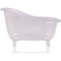 Accentra Plastic bath tub, to fill, 26 x 13.7 x 15.5cm, colour: transparent, VE 12/24