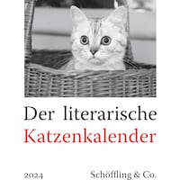 Der literarische Katzenkalender (33 x 24 cm, Kein Einband, Deutsch)